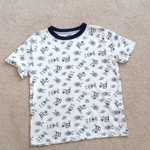 Gymboree boys short-sleeve cotton robots t-shirt